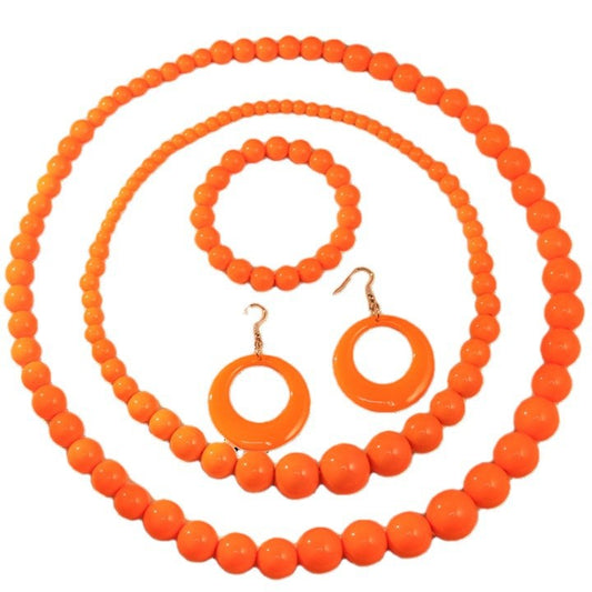 Women's Candy Color Size Beads Exaggerated Dopamine Necklaces