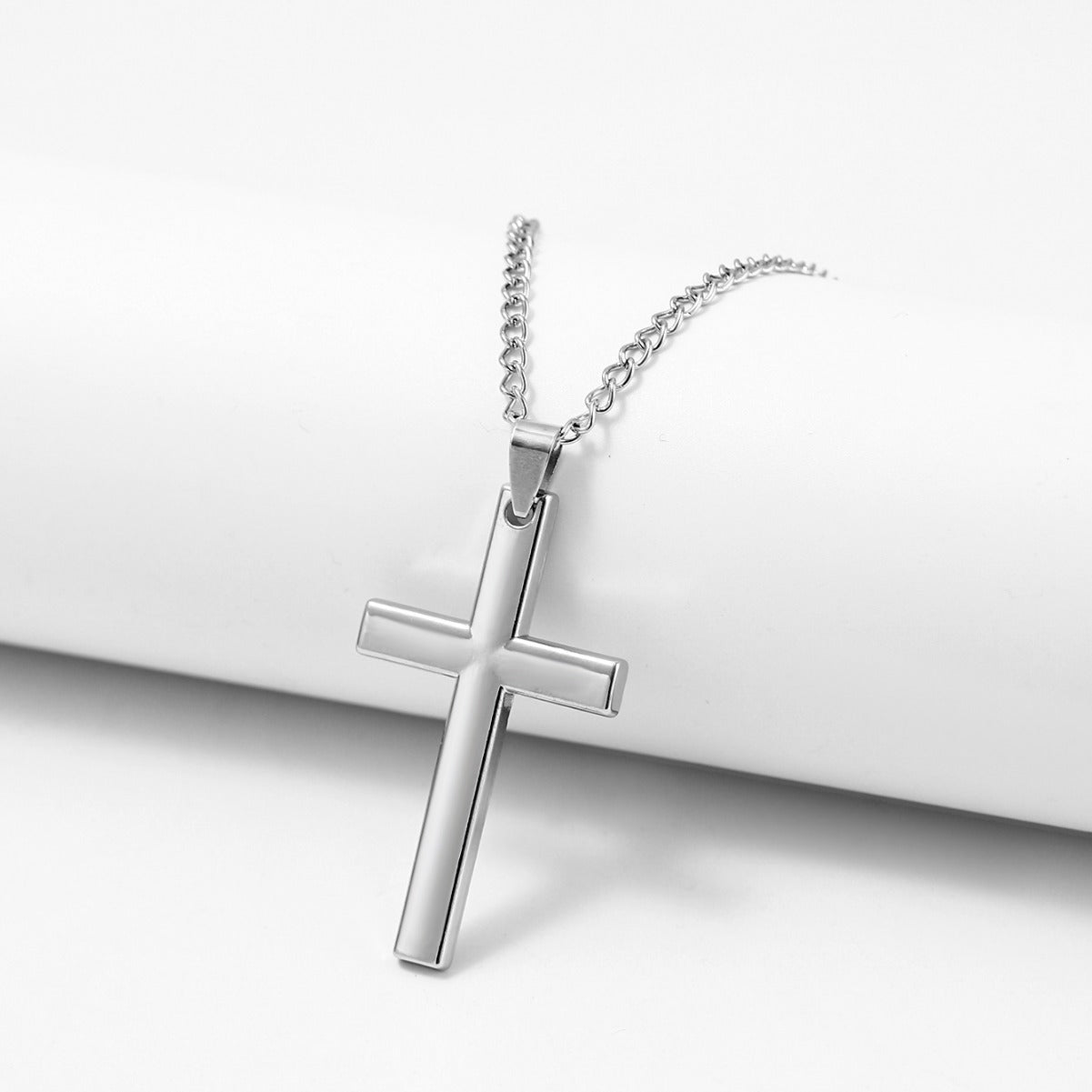 Retro Stride Hip Hop Trend Cross Necklaces