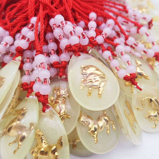 Zodiac Crystal Inlaid Exquisite Pearl Stall Necklaces