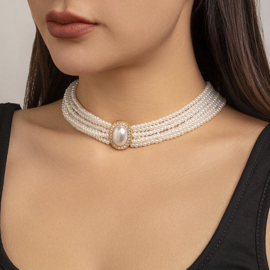 Ornament Retro Baroque Palace Style Entry Necklaces