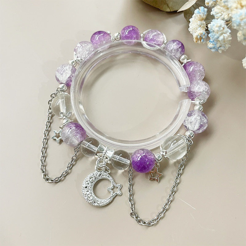 Butterfly Glass Beaded Female Niche High-grade Bracelets