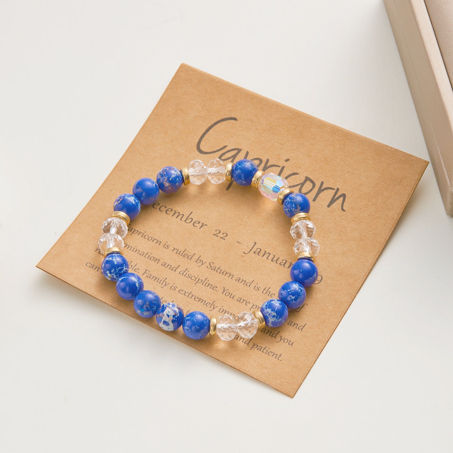 Ornament Twee Constellation Color Natural Stone Bracelets