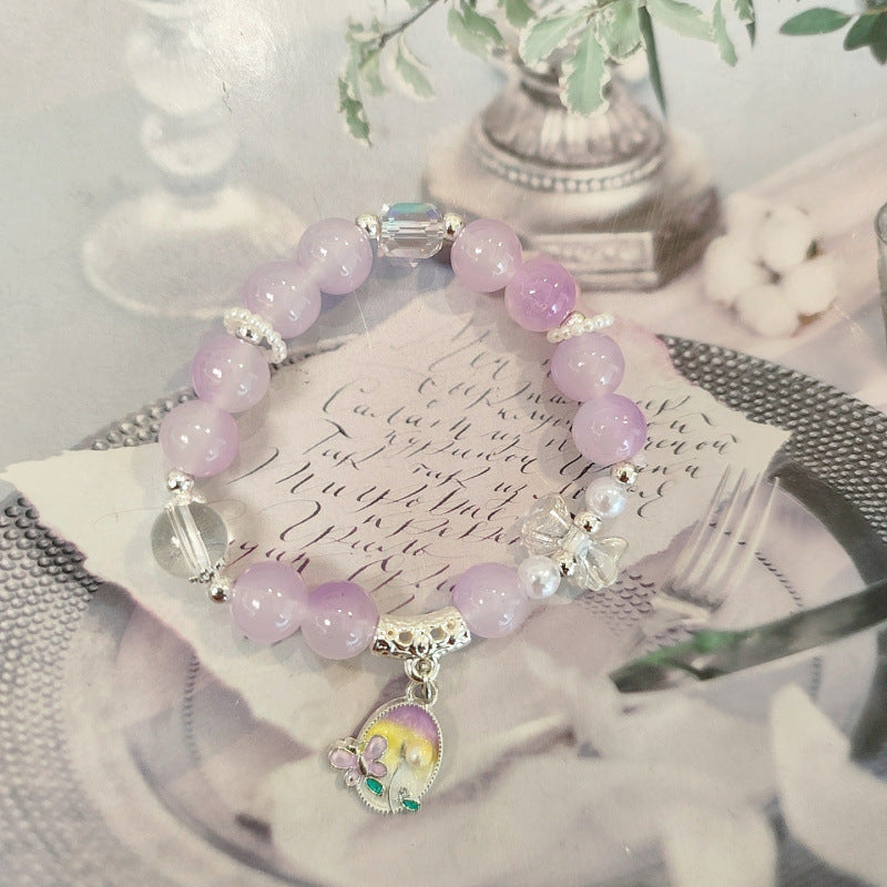 Moon Glazed Female Design Simple High Sense Versatile Bracelet
