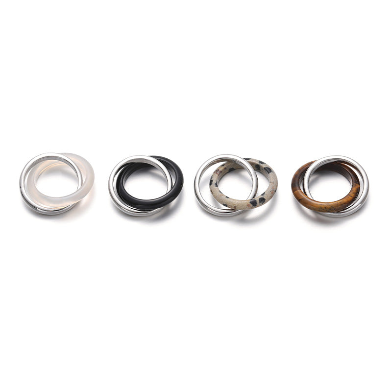 Women's & Men's Unique Design Light Luxury Exquisite Neutral Rings