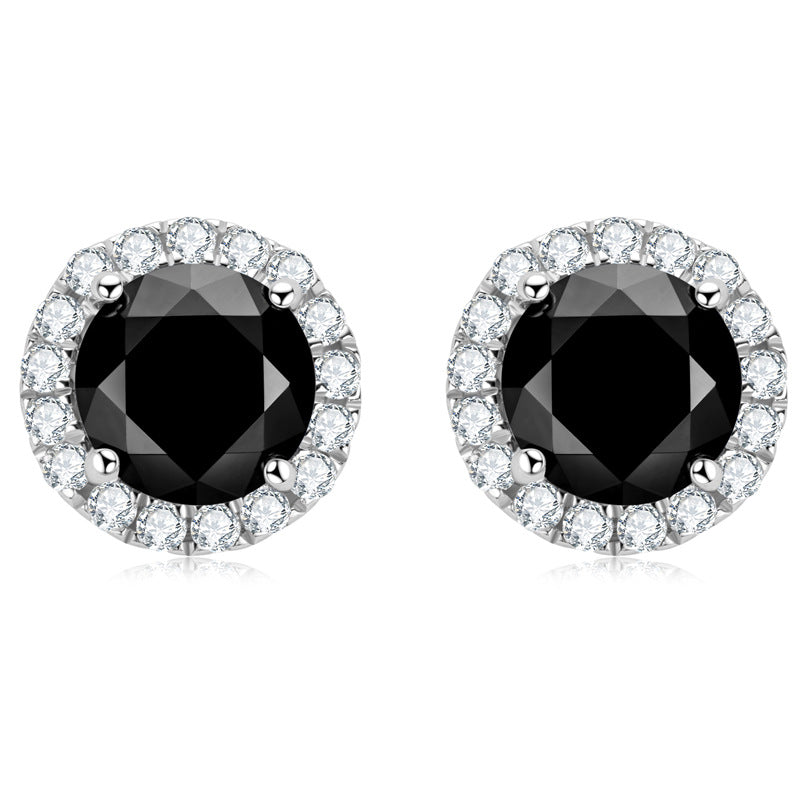 Stylish Fashion Black Diamond Exquisite High Earrings