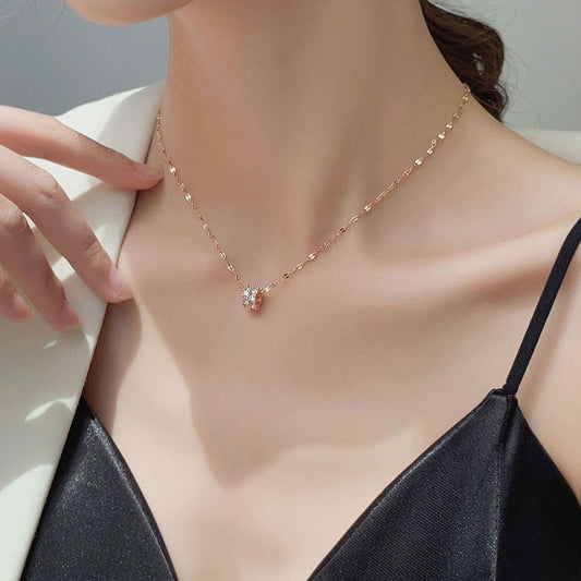 Small Waist High-grade Lucky Beads Clavicle Necklaces