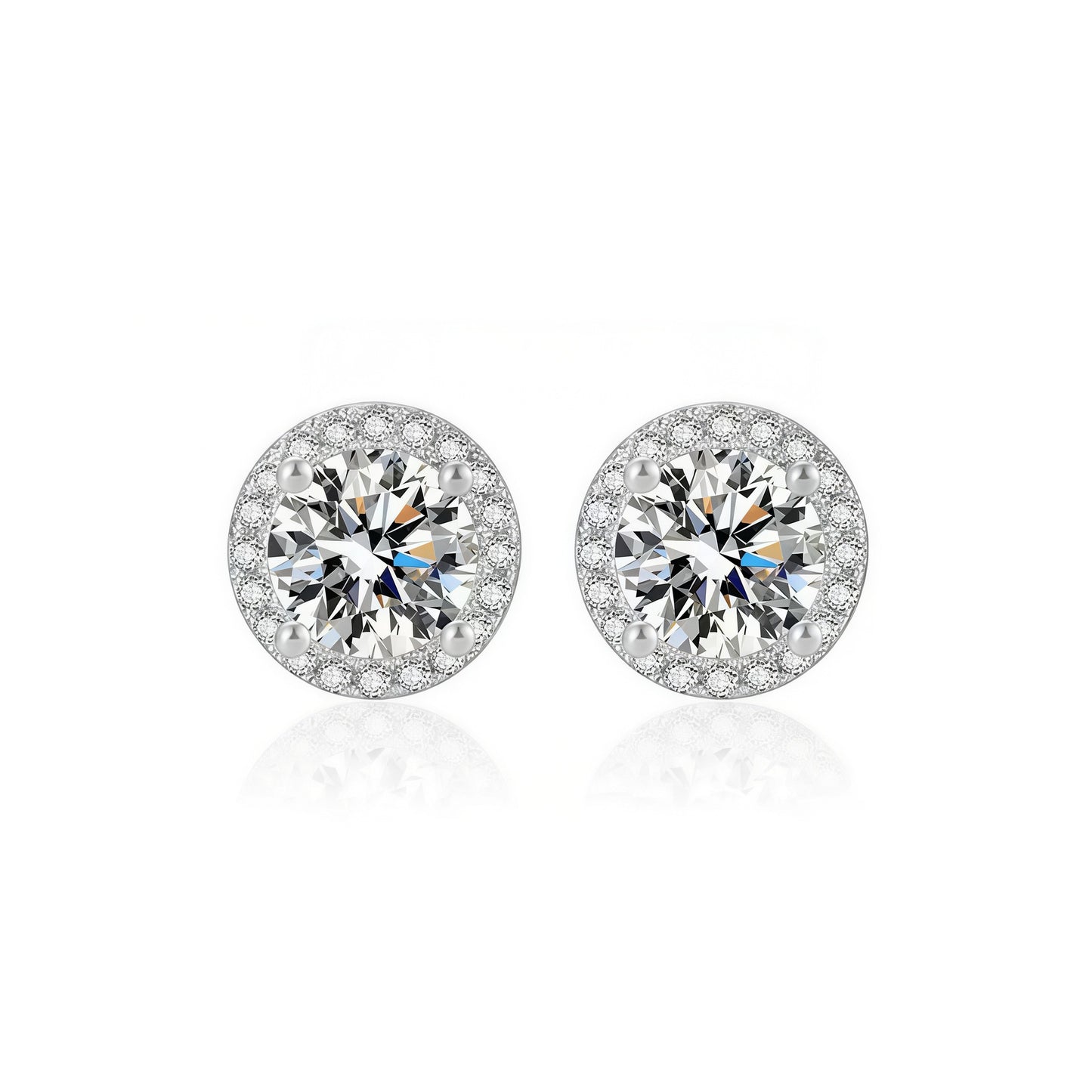 Ear Light Luxury Minority Design Zircon Stud Earrings