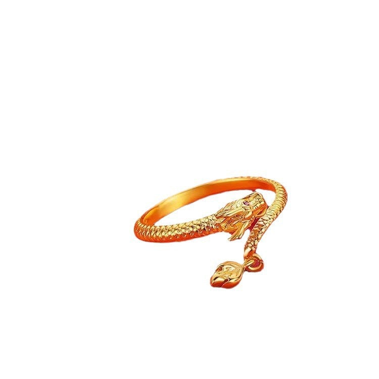 Its Tail Sier-plated Open Design Original Rings