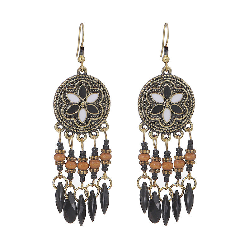 Color Bohemian Water Drop Your Daisy Earrings