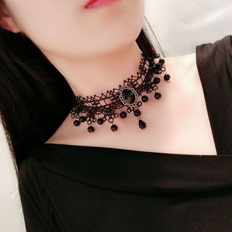 Women's Lace For Simple Short Popular Neck Accessories Necklaces