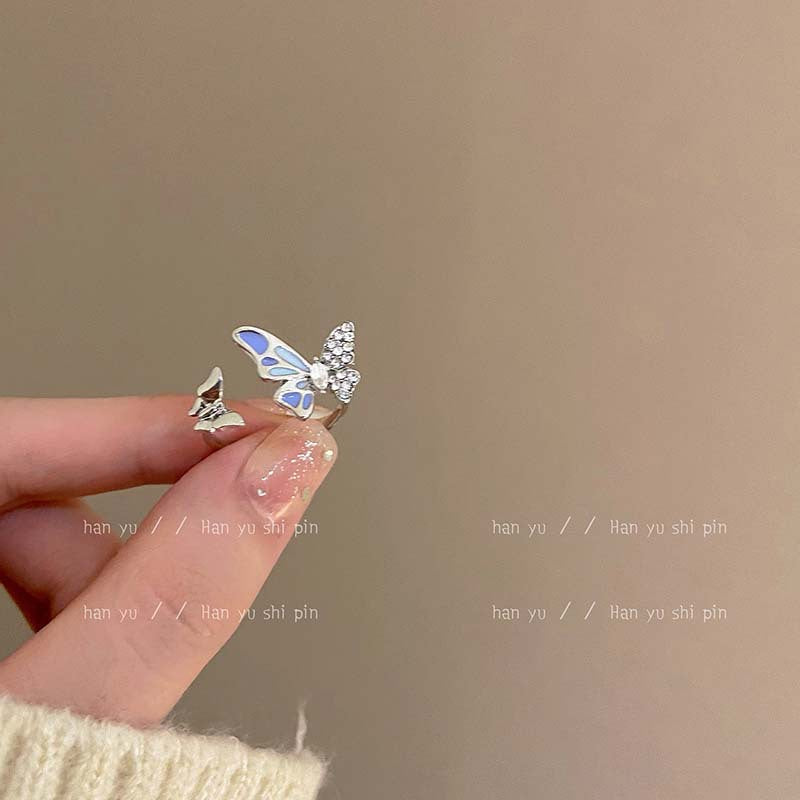 Vintage Court Style Flowers Opal Female Niche Rings