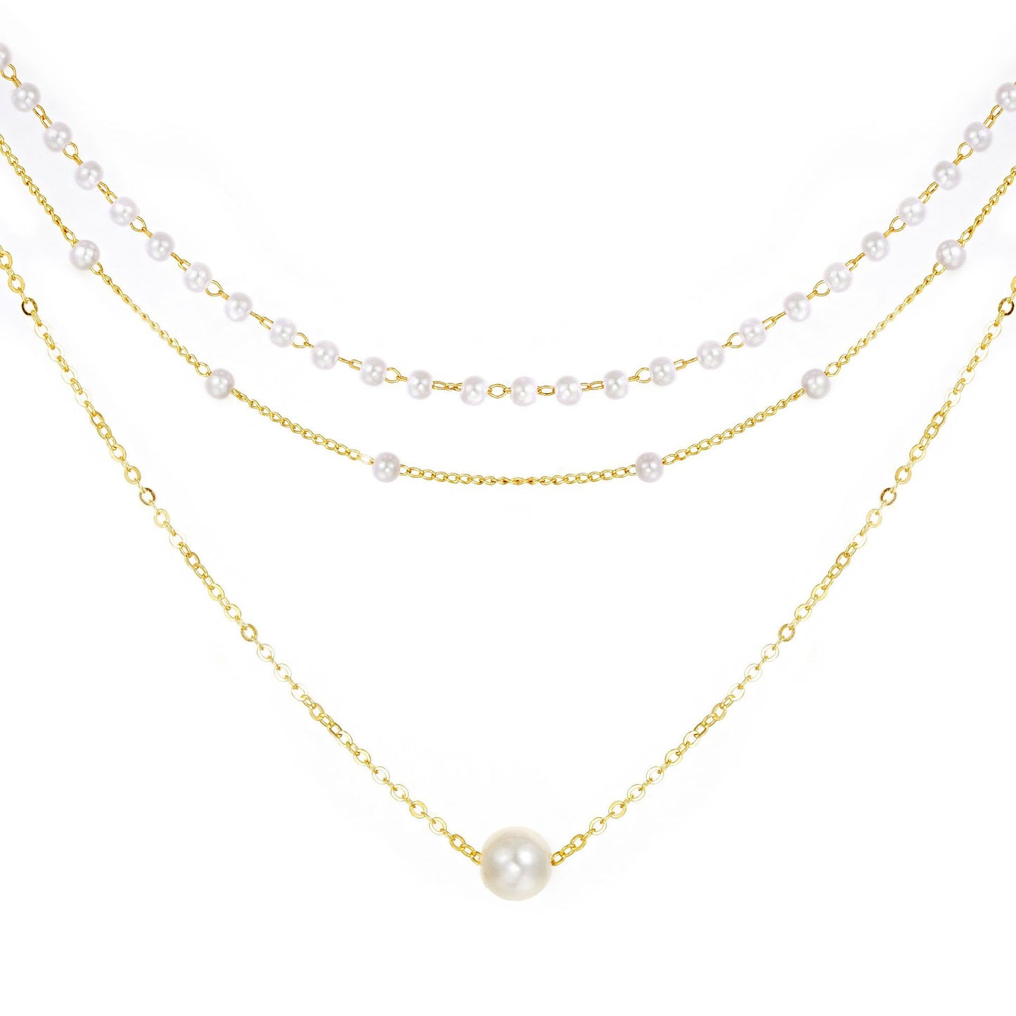 Women's Fashion Pearl Chain Light Luxury Temperament Pendants