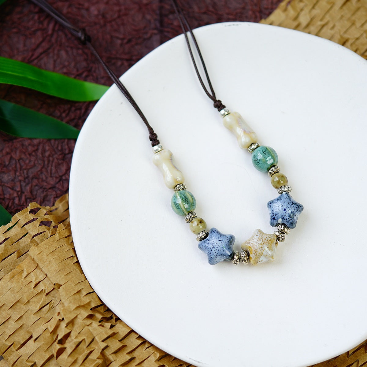 Style Personality Plenty Of Fish Ceramic Female Necklaces
