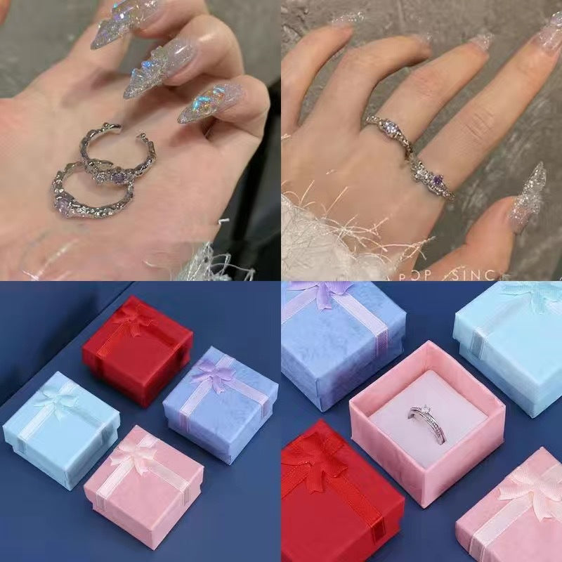 Women's Cold Wind Open Adjustable Irregular Retro Personality Affordable Rings