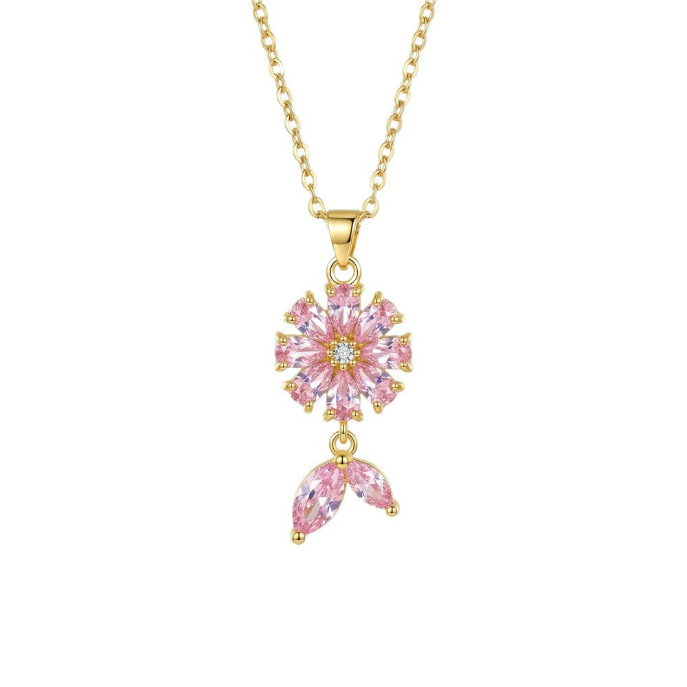 Women's Minority Graceful Gold No Fading Clavicle Necklaces