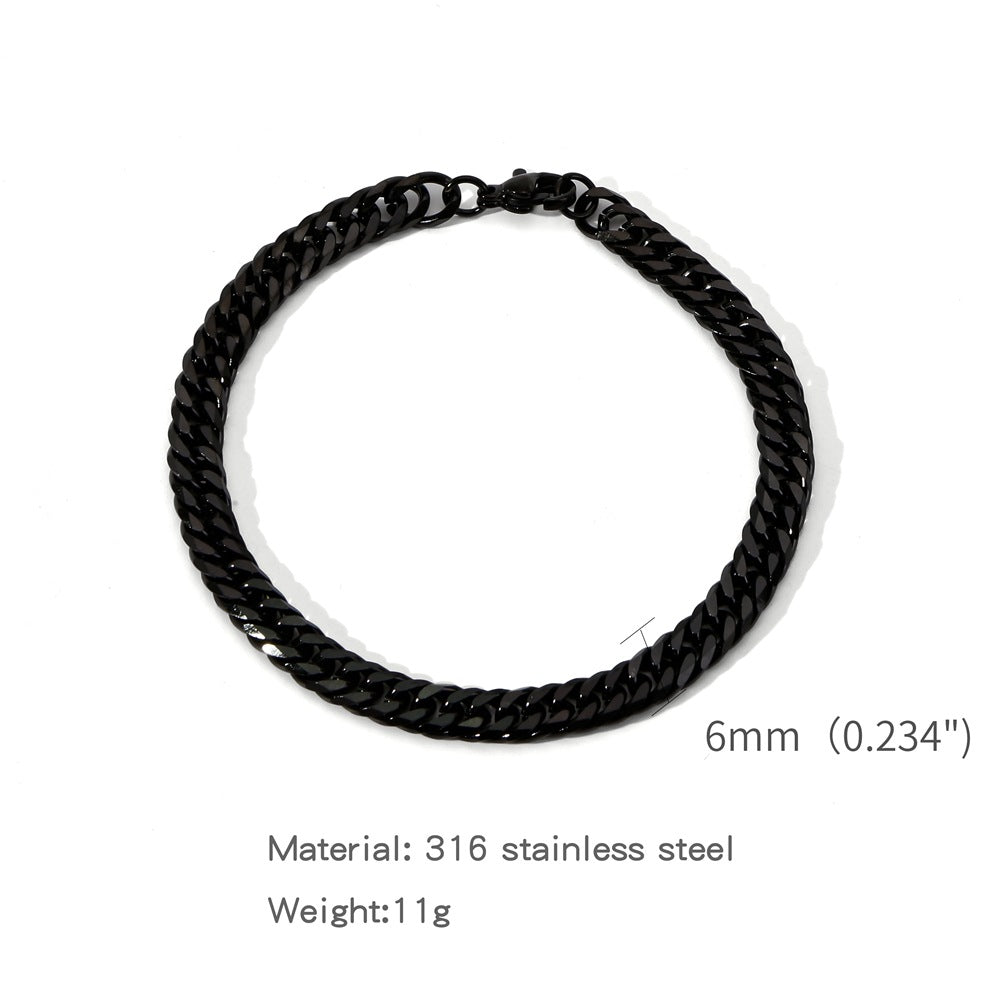 Fashion Exaggerated Electroplating Double Woven Grinding Bracelets