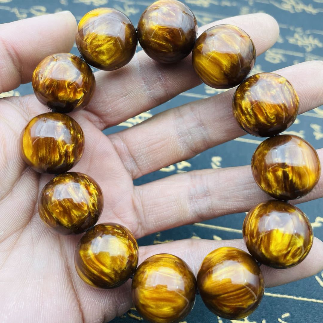 Men's Sea Willow Beads Amber Beaded Crafts Live Bracelets