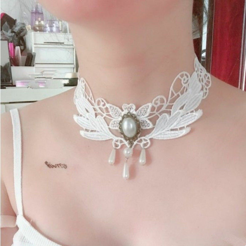 Women's Lace For Simple Short Popular Neck Accessories Necklaces