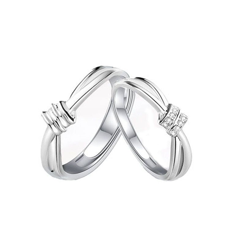 Lovers Fashion Simple Design Advanced Sense Open Adjustable Rings