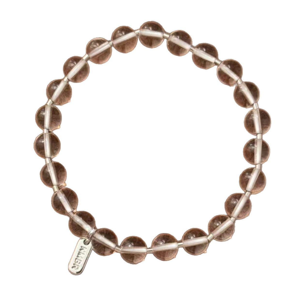 Women's & Men's Korean Style Black Agate White Crystal Bracelet