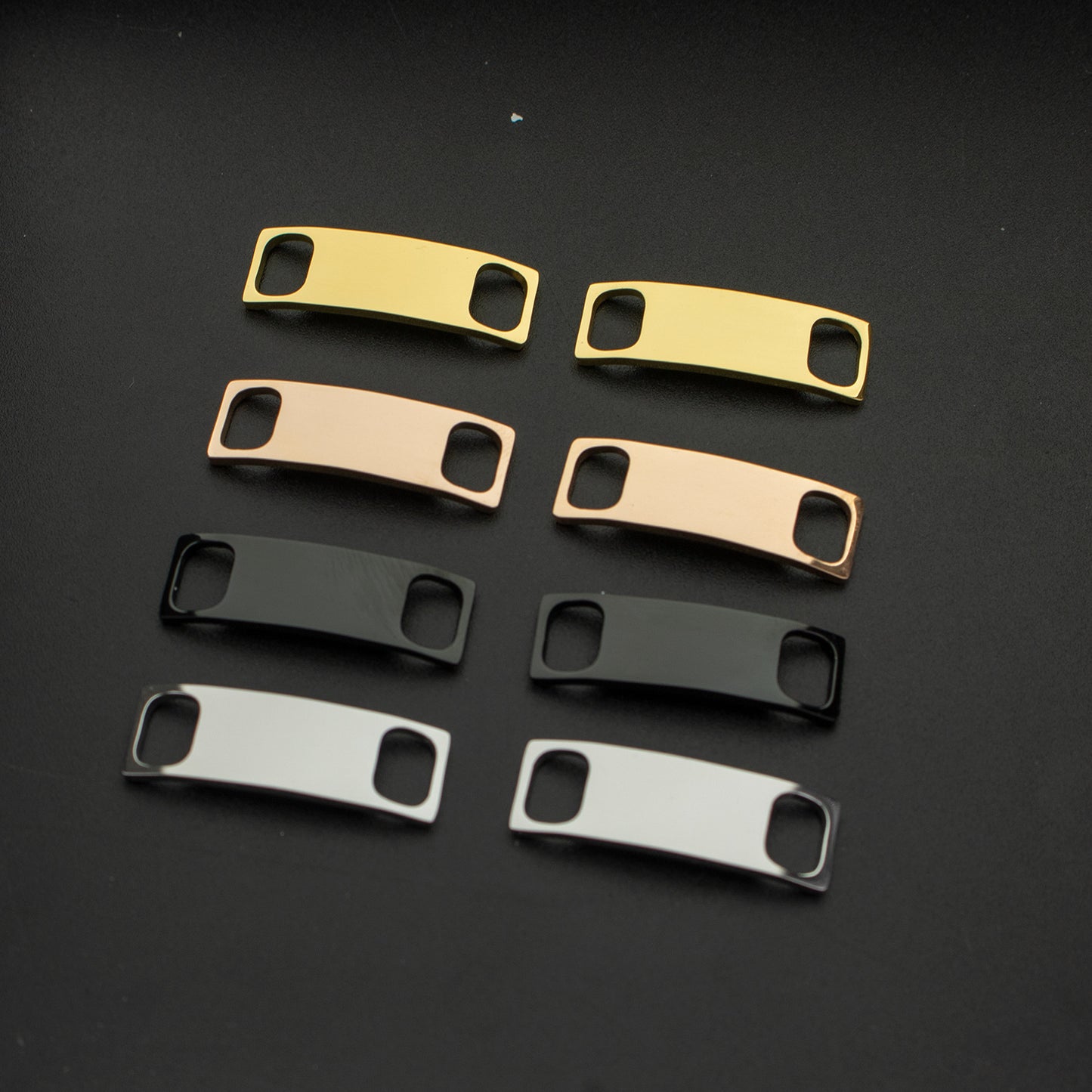 Stainless Steel Shoe Buckle Blank Engraved Pendant