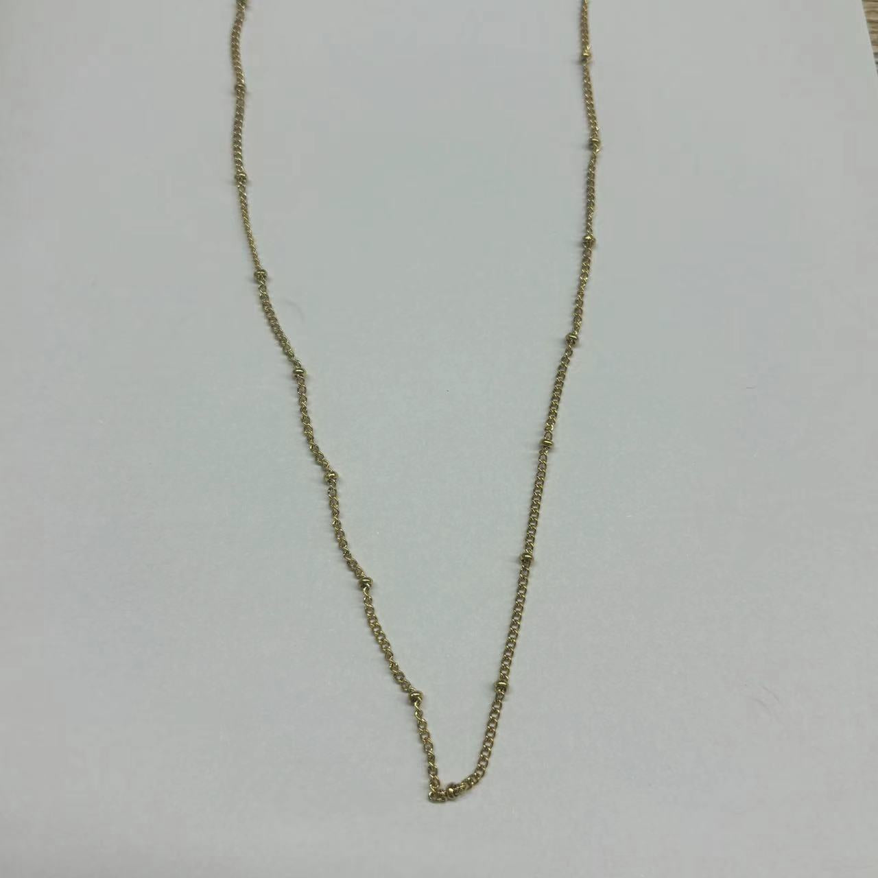 Bubble English Stainless Steel Gold Plated Pendant