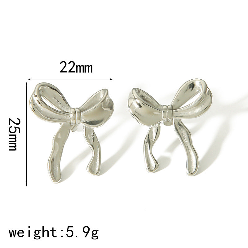 Women's Titanium Steel Light Luxury High Sense Earrings