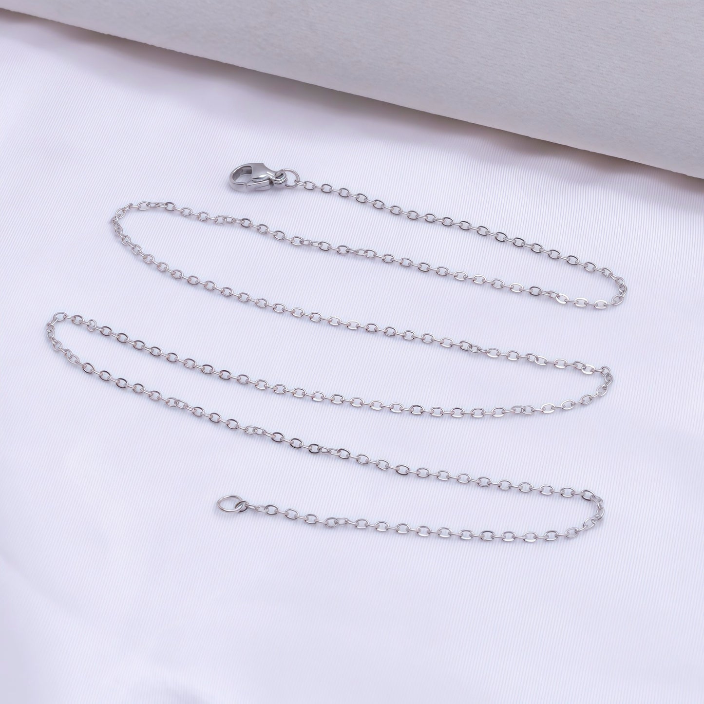 Korean Style Simple Cross Chain Clavicle Unisex Vacuum Necklaces