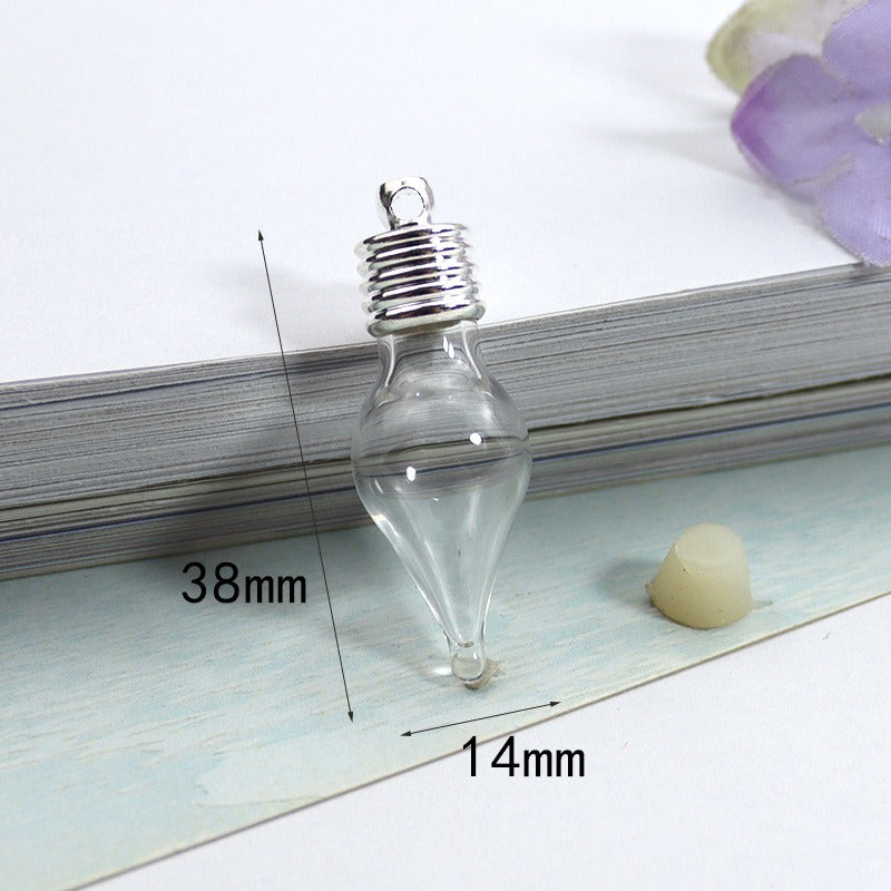 Drop Rice Cave Bottle Ing Glass Thread Fire Extinguisher Bottles Pendants
