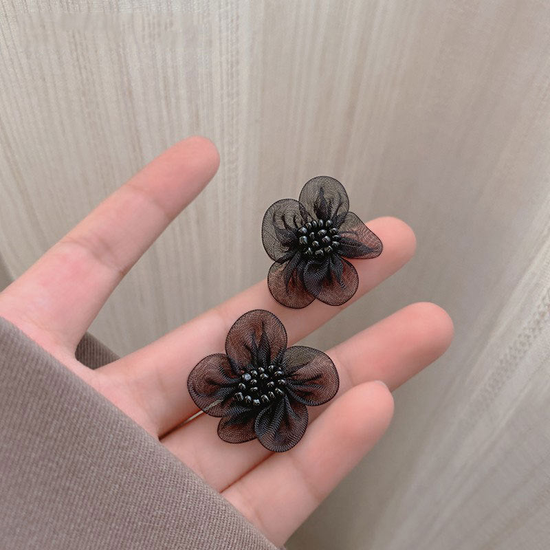 Popular Fashionable Elegant Female Flower Ear Earrings