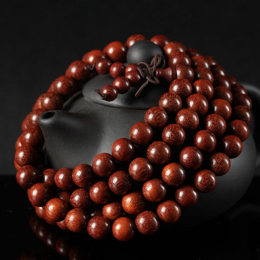 Rosary Red Sandalwood Old Materials High Density Bracelets