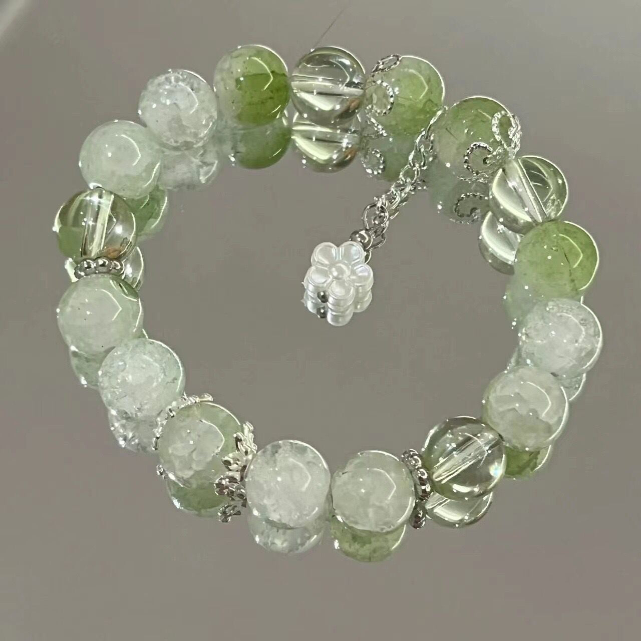 Fair Exhibition Stall Colored Glaze Glass Bracelet