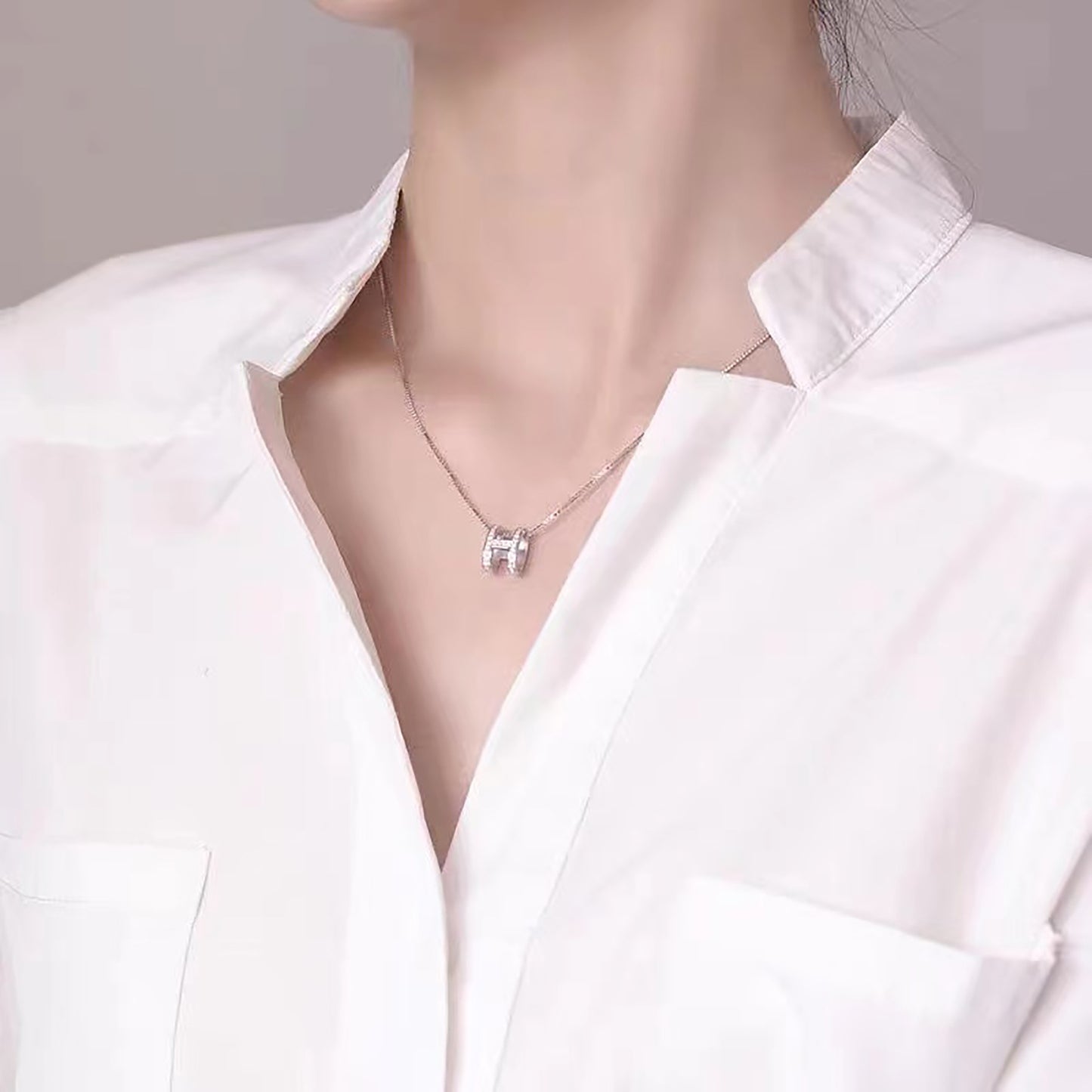 Sweet Letter Stylish Simple Versatile Clavicle Necklaces