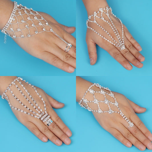 Women's Delicate Rhinestone Luxury Shiny Full Diamond Bracelets