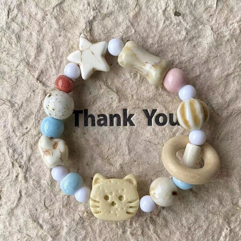 Moon Glazed Female Design Simple High Sense Versatile Bracelet