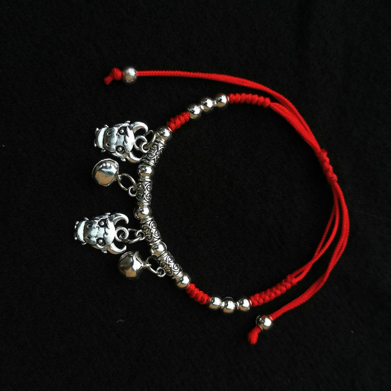 Miao Sier Zodiac Longevity Lock Original Life Bull Bracelets