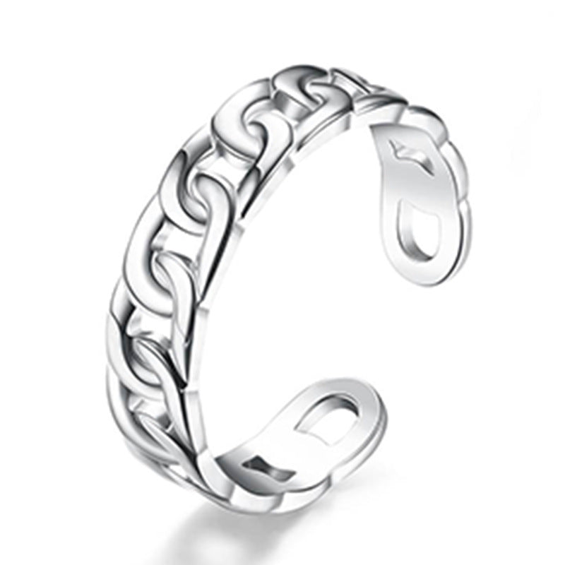 Adjustable Titanium Steel Popular Stainless Couple Rings