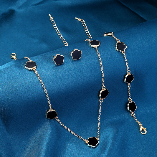 Flower Simple Temperamental Fashion Pork Belly Jewelry Set