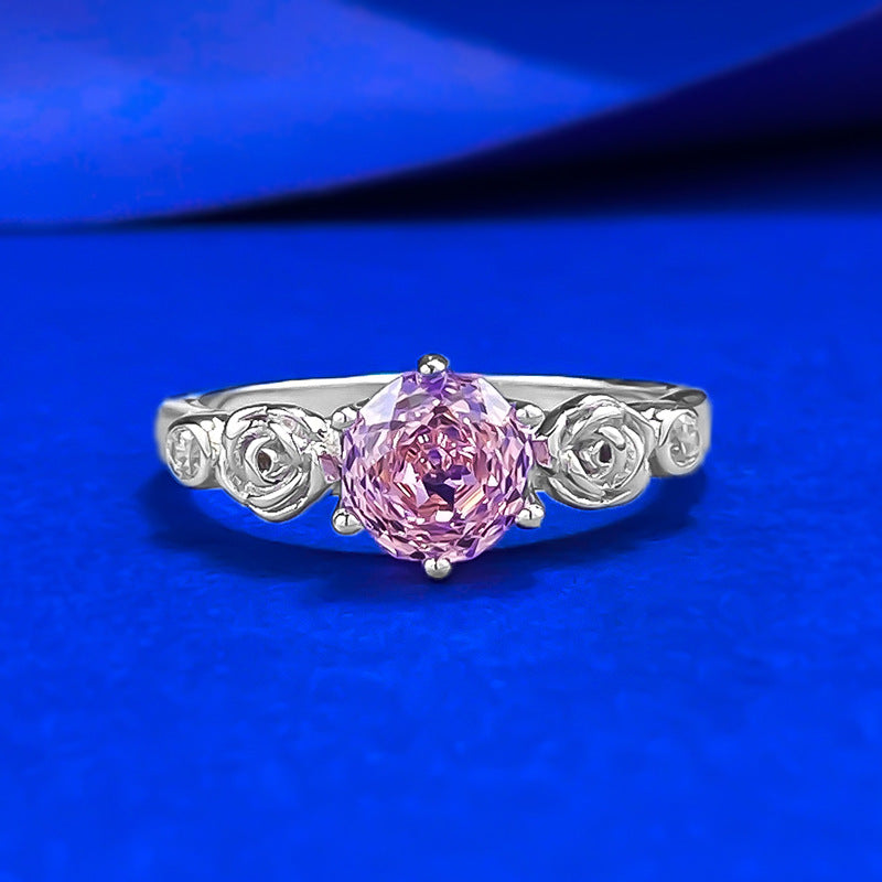 Elegant Female Simulation Light Luxury High-grade Rings