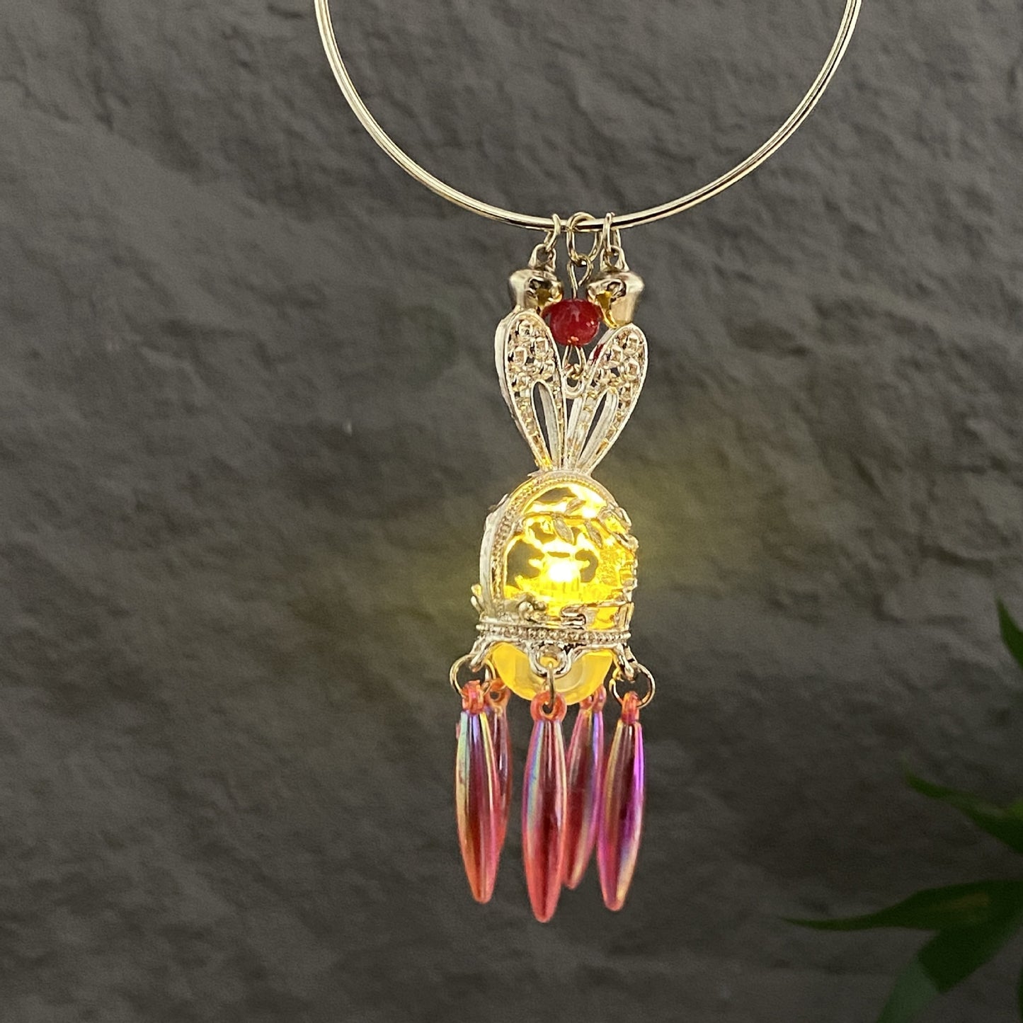 Lantern Luminous Palace Style With Light Antique Daily Han Bracelet