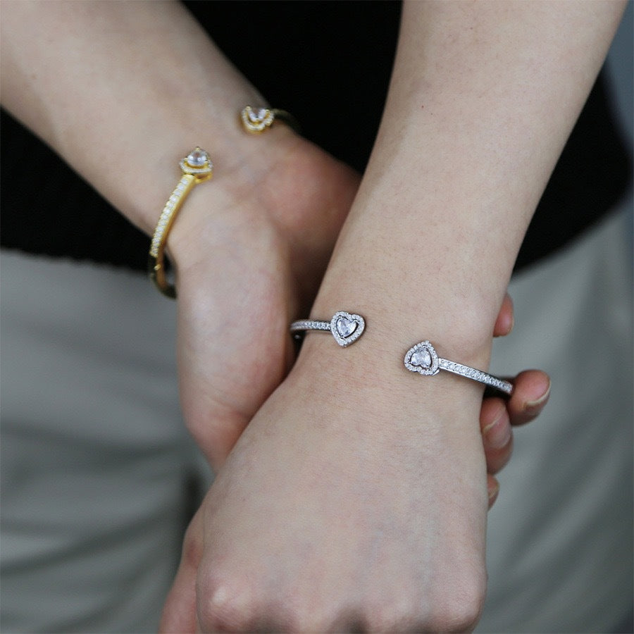 Women's Hip Hop Fine Circle Pairs Of Love Style Bracelets