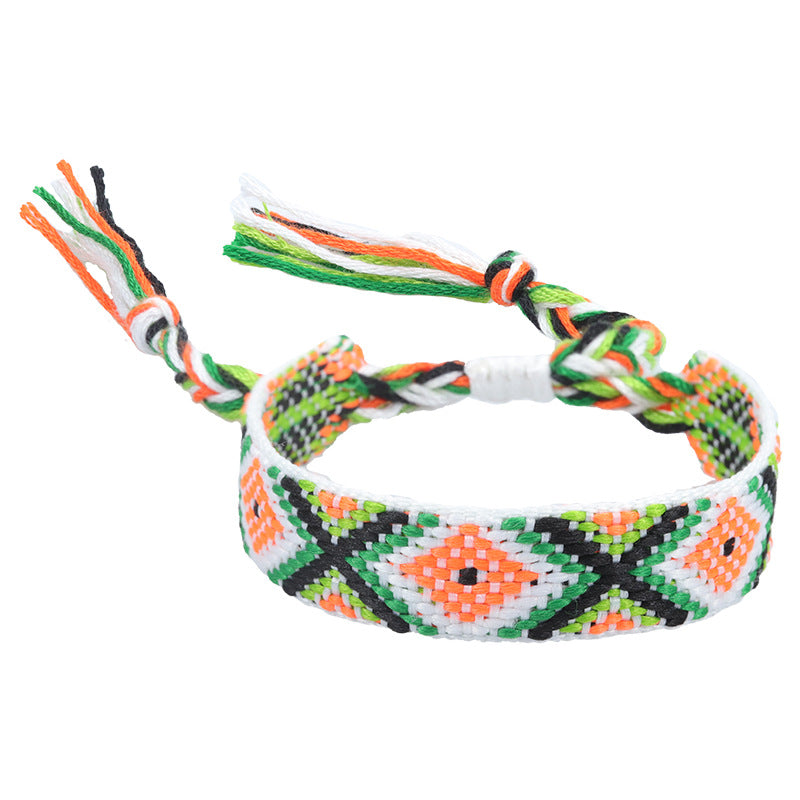 Style Woven Colorful Tassel Lucky Friendship Bracelets