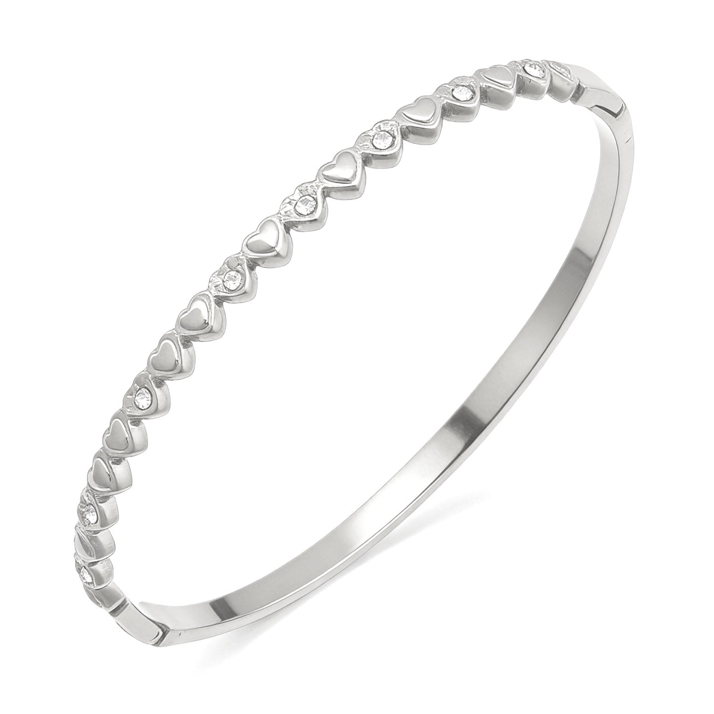 Open Stainless Steel Hydraulic Light Luxury High-grade Exaggerated Design Sense Bracelets