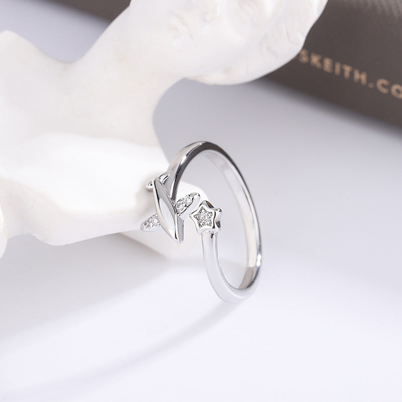 Female Style Simple Personality Five-pointed Star Rings