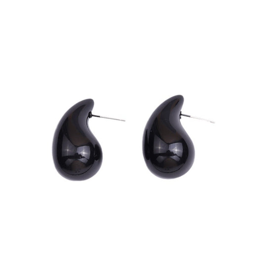 Glossy Fat Drops Ear Simple Personality Earrings