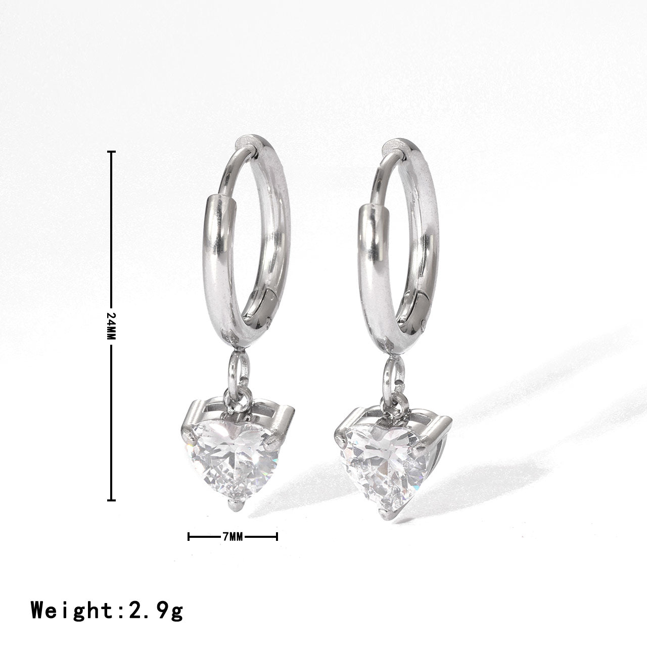 Women's Retro High-grade Stainless Steel For Elegant Earrings