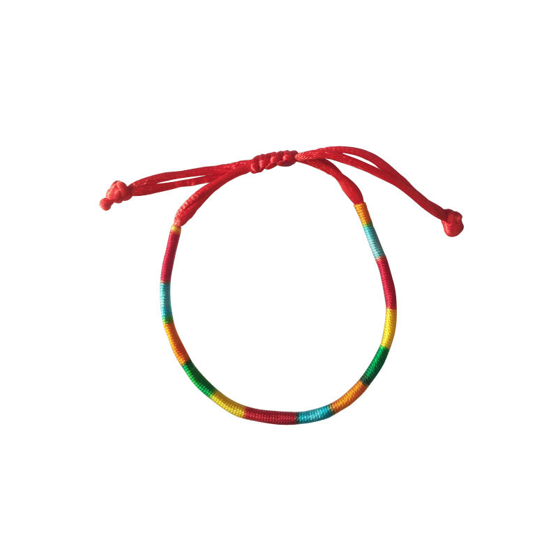 Women's & Men's Rope Colorful Braided Simple Carrying Strap Bracelets