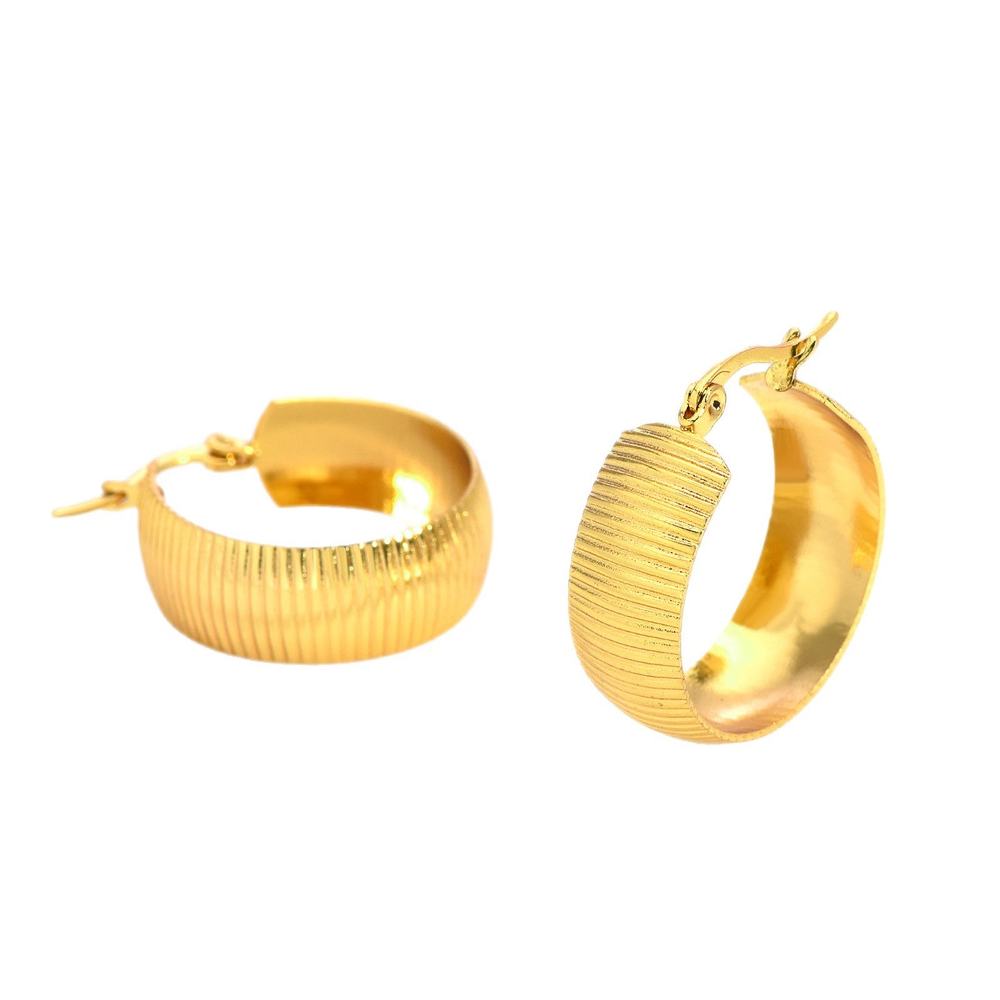 Exaggerated High-grade Gold Hemp Flowers Chain Earrings