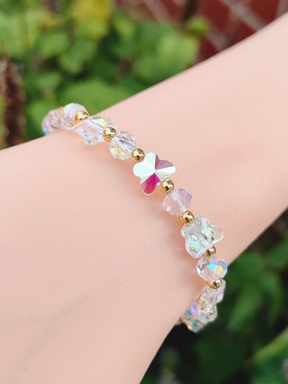 Women's Crystal Optional Sweet Fashion Ornament Butterfly Bracelets