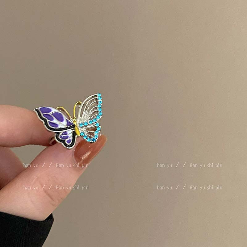 Vintage Court Style Flowers Opal Female Niche Rings